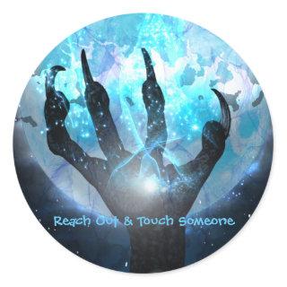 Reach Out & Touch Someone Monster Hand Sticker