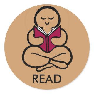Read Classic Round Sticker