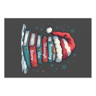 Reading Thru the Snow Reading Xmas Santa Lovers   Sheets
