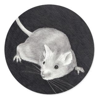 REALISM DRAWING OF MOUSE: STICKERS