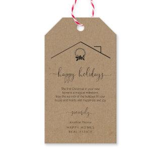 Realtor Christmas Gift Tag for Clients