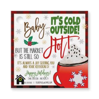 Realtor Hot Chocolate Pop By Gift Tag