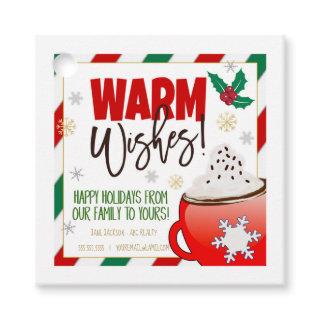 Realtor Hot Chocolate Pop By Gift Tag