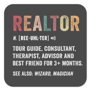 Realtor Real Estate Funny Quote Sticker