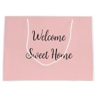 Realtor welcome home housewarming add your name te large gift bag
