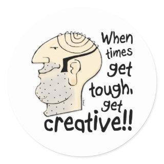 Recession Idea #1 Classic Round Sticker