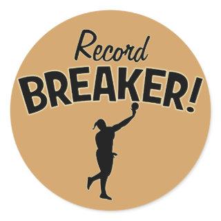 Record Breaker! Shot Put Throw Stickers