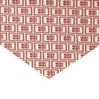 Rectangle Double Happiness Classic Chinese Wedding Tissue Paper