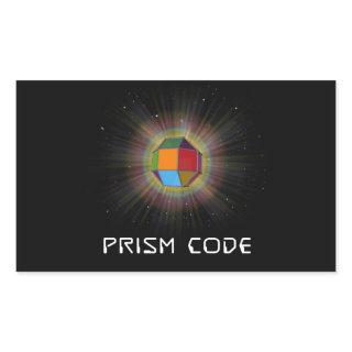 Rectangle Stickers, Glossy, 4.5 x 2.7" PRISM UFO Rectangular Sticker