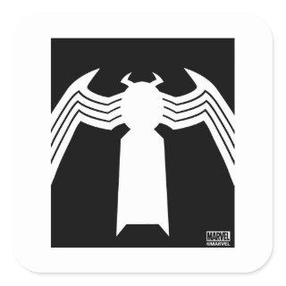 Rectangular Venom Logo Square Sticker