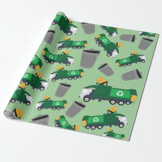 Recycling Garbage Truck Pattern