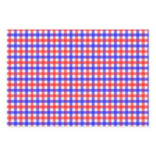 Red And Blue Gingham Mini Check  Sheets