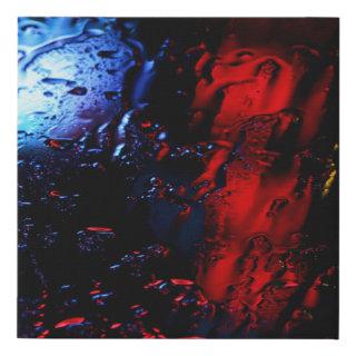 Red and blue LED lamp Faux Canvas Print