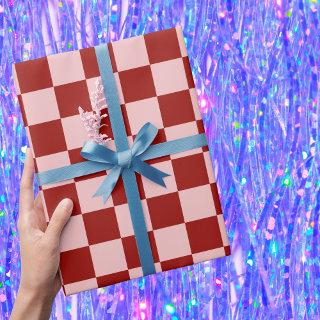 Red and Pink Checkerboard