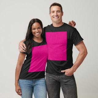 Red and pink polka dot  with evenly  T-Shirt