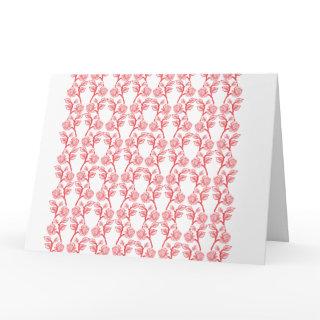 Red and pink  featuring a repeating  card