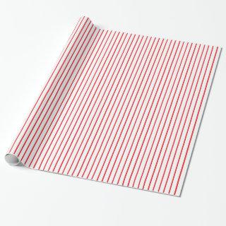Red and White Pinstripe