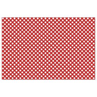 Red and White Polka Dot Tissue Paper