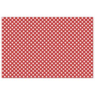 Red and White Polka Dot Tissue Paper