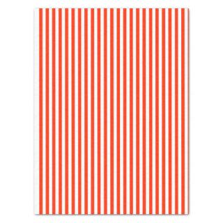 Red and White Striped Tissue Paper