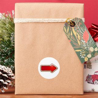 Red Arrow With Lights Stickers