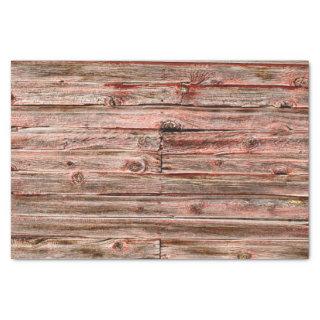 red barn wood tissue paper