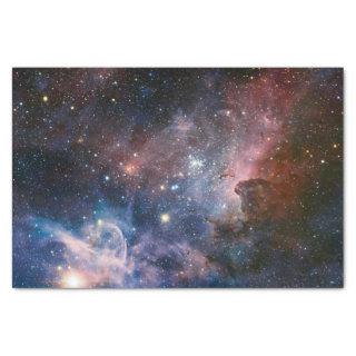 Red & Blue Carina Nebula Hubble Telescope Tissue Paper