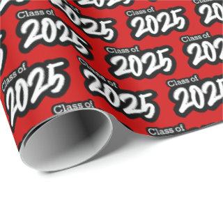 Red Bold Brush Class of 2025
