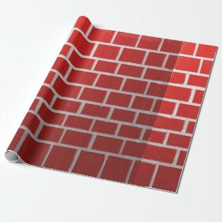 Red brick chimney look