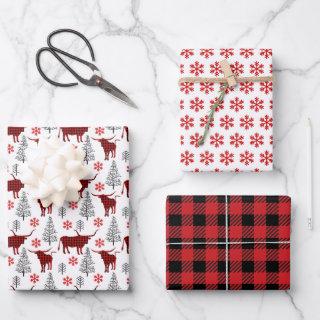 Red Buffalo Plaid Longhorn Pattern  Sheets