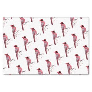Red Cardinal Bird Tissue Paper