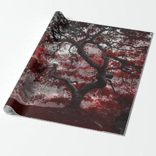 Red Cherry Blossom Tree