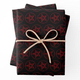 Red Devil Pentagram  Sheets
