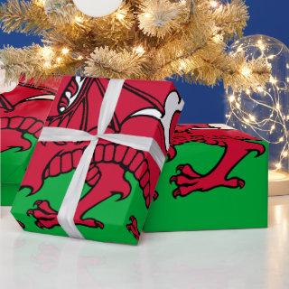 Red Dragon Celtic Flag of Wales & Welsh