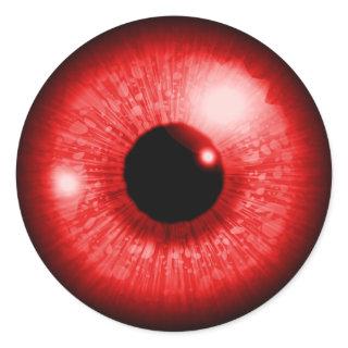 Red Eye Classic Round Sticker