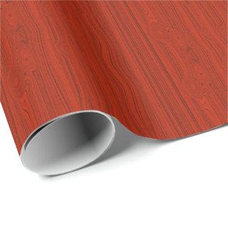 Red Faux Mahogany Wood Texture Look
