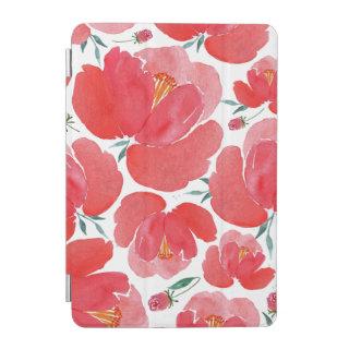 Red Flower Pattern iPad Cases & Covers