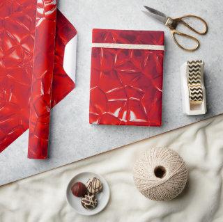 red foil abstract