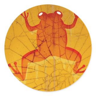 Red Frog Classic Round Sticker