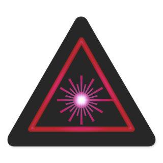 Red Glow Laser Symbol Sticker