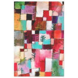 Red Green and Violet, Paul Klee Tissue Paper