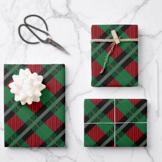 Red Green Buffalo Plaid Tartan Plaid Christmas  Sheets