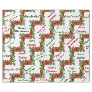 Red, Green Christmas Typographic
