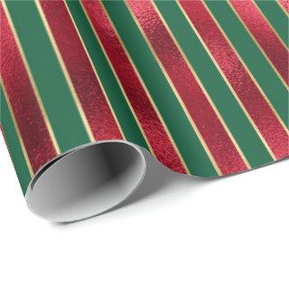 Red Green Gold Stripes