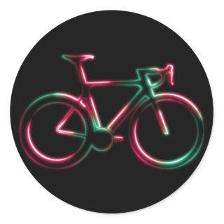 Red Green Neon Glow Road Bicycle Sticker