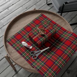 Red Green Plaid Rustic Classic Holiday