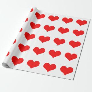 Red Heart Cute Valentine's Day White Custom Color