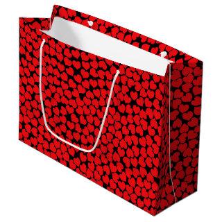 Red Hearts Large Gift Bag