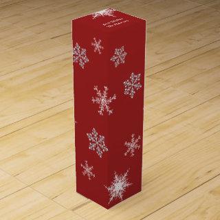 Red Holiday Wine Box