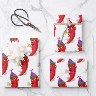 Red Hot Pepper Diva Birthday Celebration Custom  Sheets